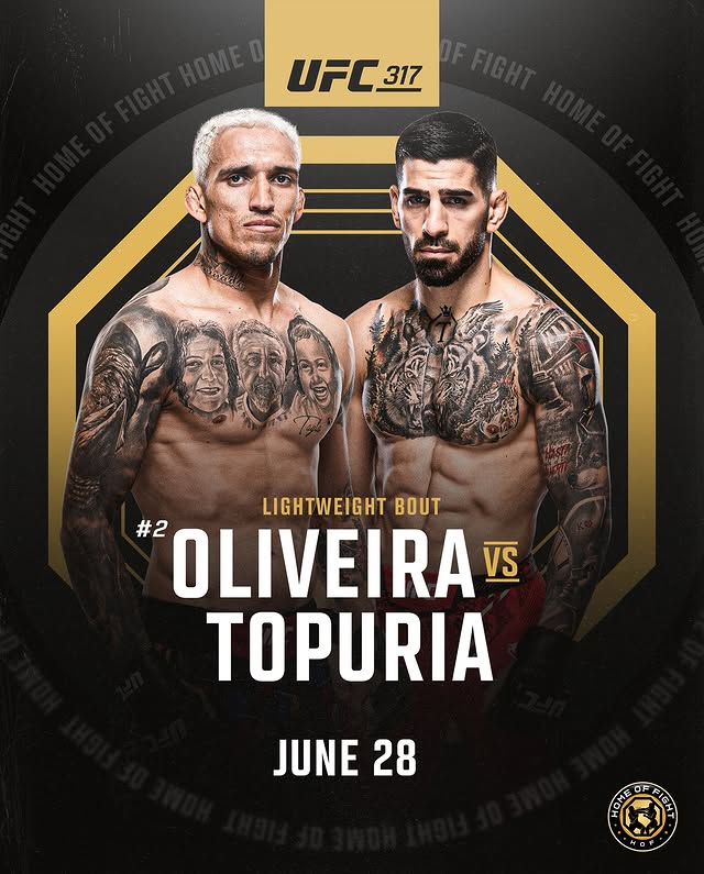 UFC 317: Topuria vs Oliveira