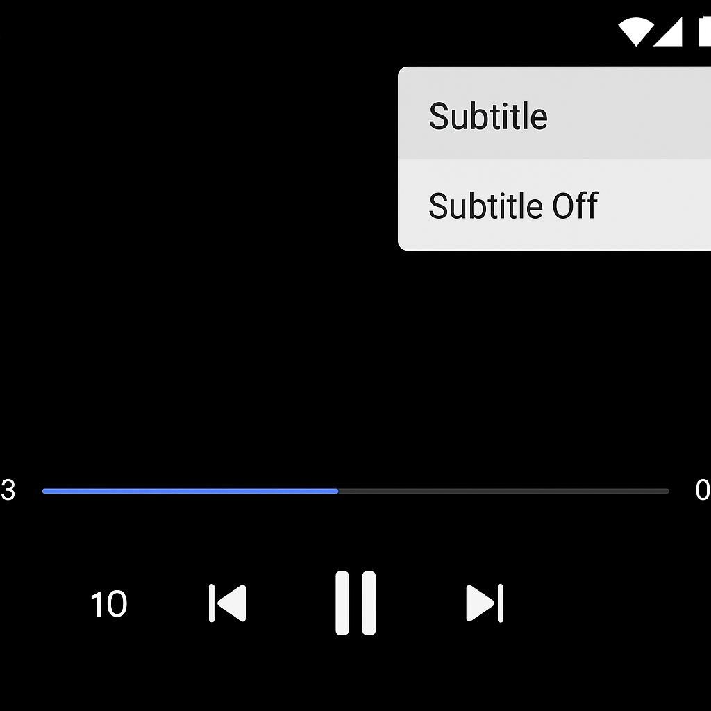 Turn Off Subtitles in MX Player