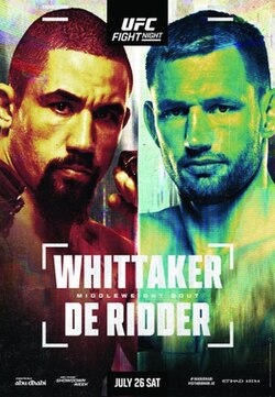 UFC on ABC: Whittaker vs. de Ridder